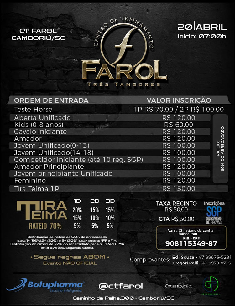 Tres Tambores em Camboriú