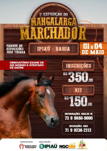 1ª Exposição Especializada Mangalarga Marchador de Ipiaú (BA) 