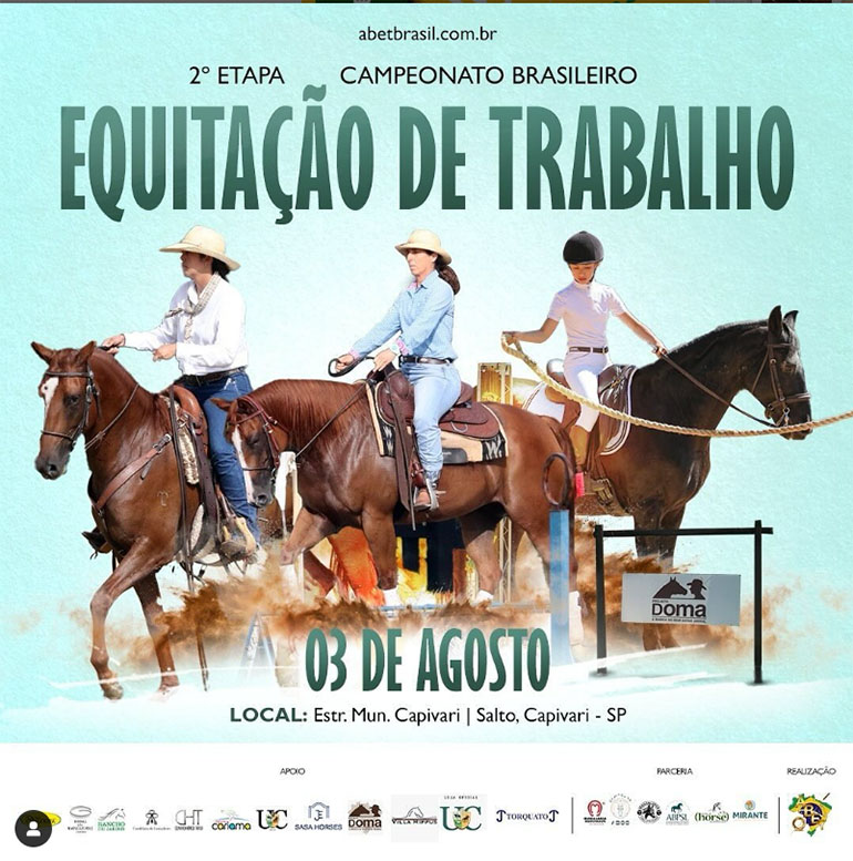 2ª Etapa do Campeonato Brasileiro de Equitação de Trabalho 2024