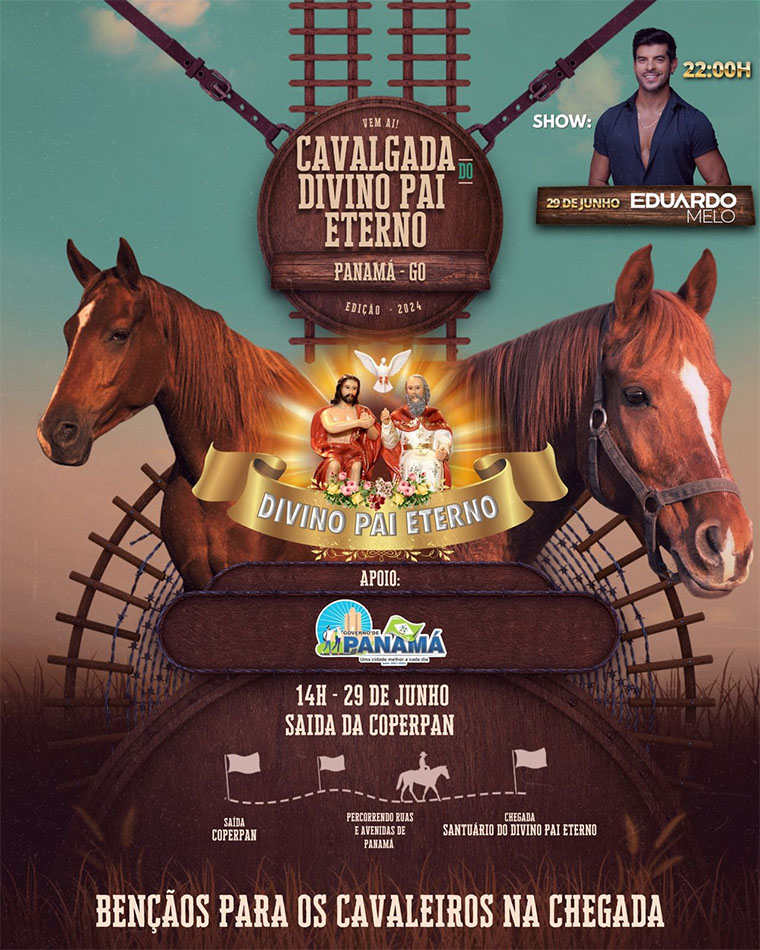 Cavalgada do Pai Eterno em Panamá (GO)