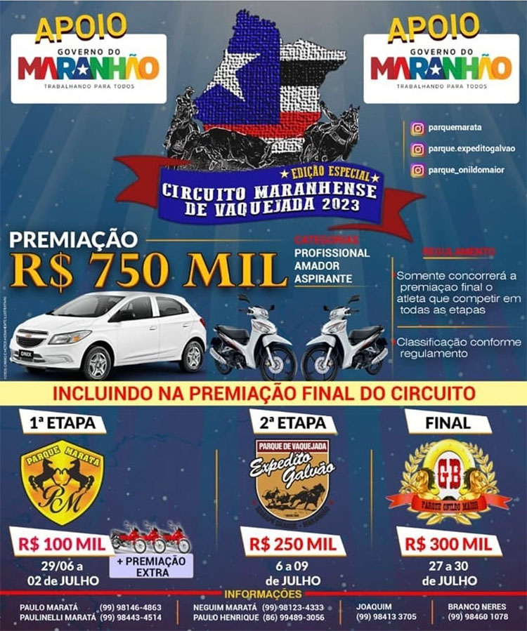 1ª Etapa do Circuito Maranhense de Vaquejada em Trizidela do Vale (MA)
