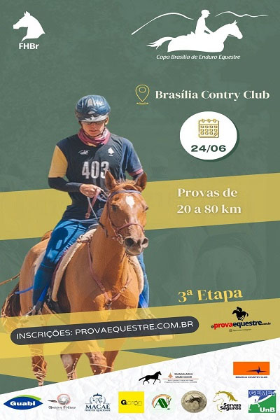III Etapa da Copa Brasília de Enduro Equestre em Brasília (DF)