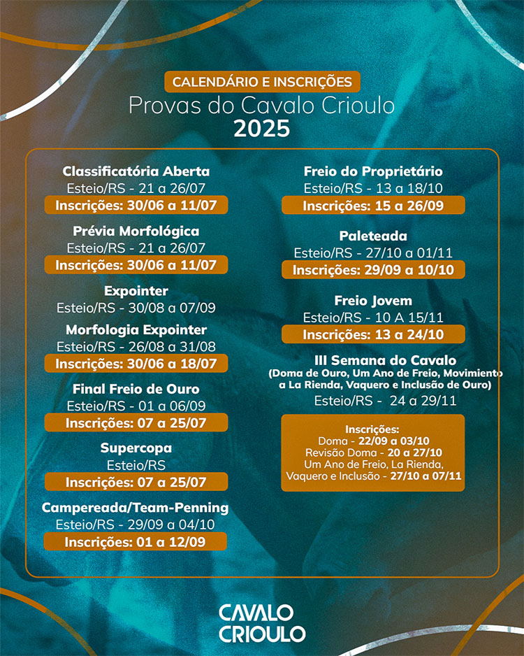 ABCCCrioulo Calendário