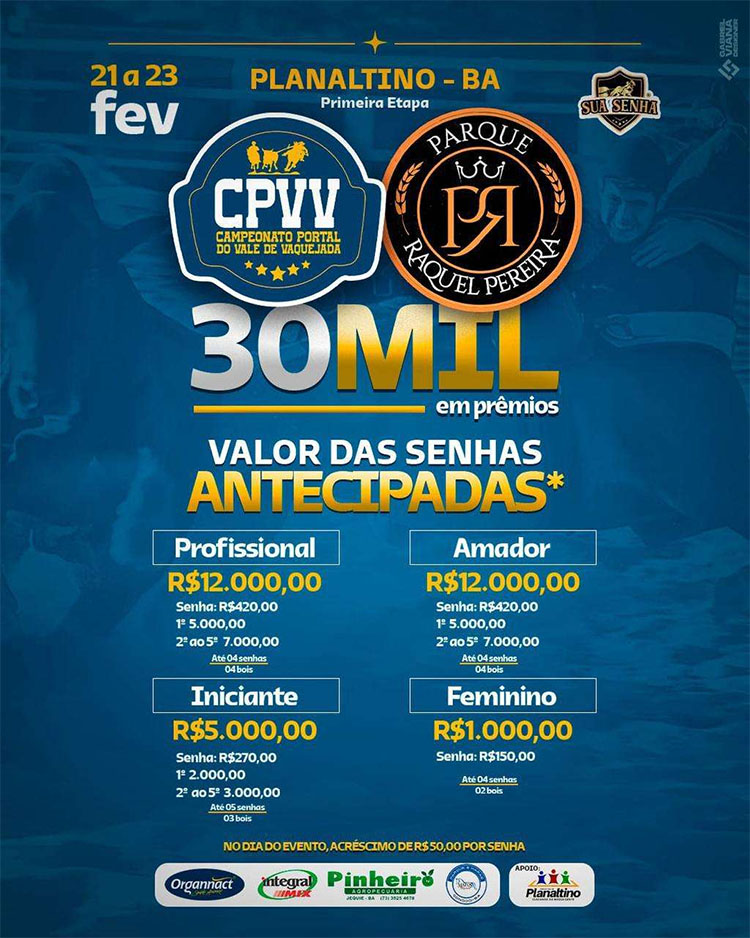 Vaquejada Parque Raquel Pereira em Planaltino 