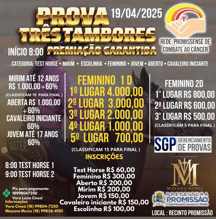 Prova de Três Tambores de Promissão (SP)