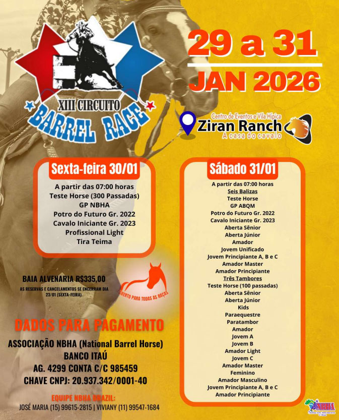 3ª Etp. do XIII Circ Barrel Race 