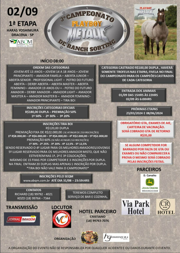 Campeonato Playboy Metalic de Ranch Sorting
