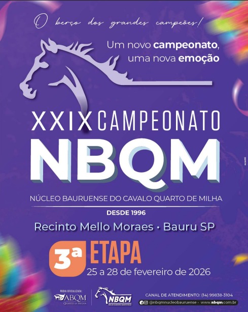 3º Etapa XXIX Campeonato NBQM