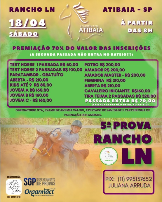 5º Prova Rancho LN 