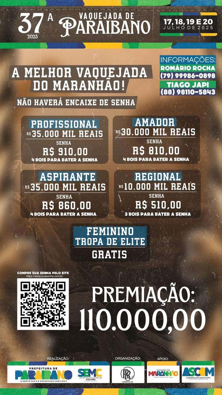Vaquejada Parque Irmãos Rocha em Cacimbinha 